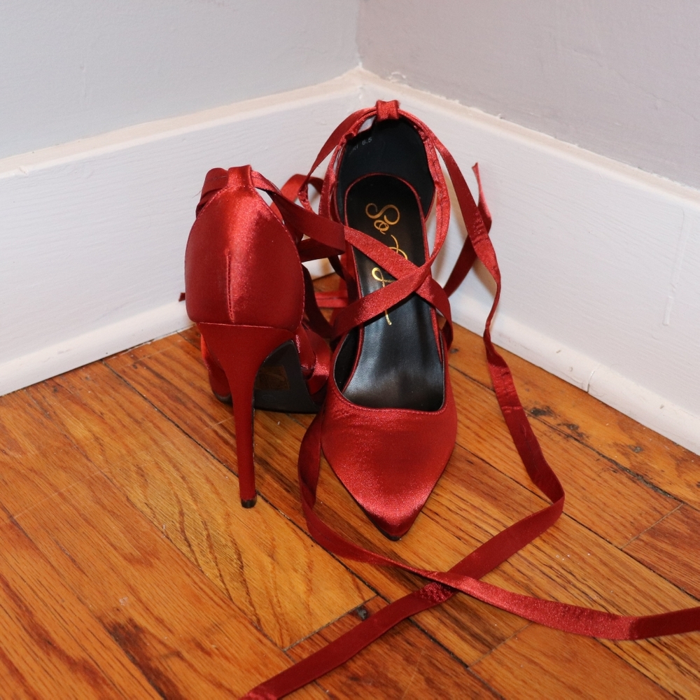 Red Ballet Pump - Picture 2 of 2